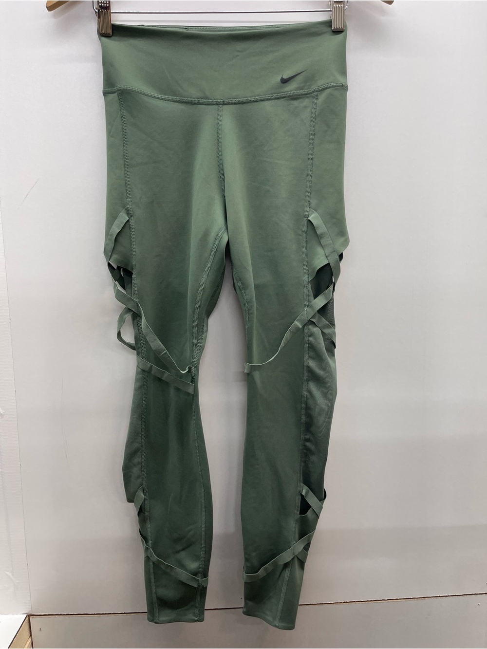 Nike‎ Green Strappy Leggings